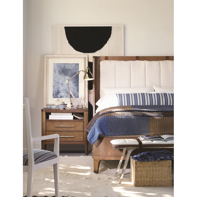 Bowery Place Upholstered Wingback Bed, California King