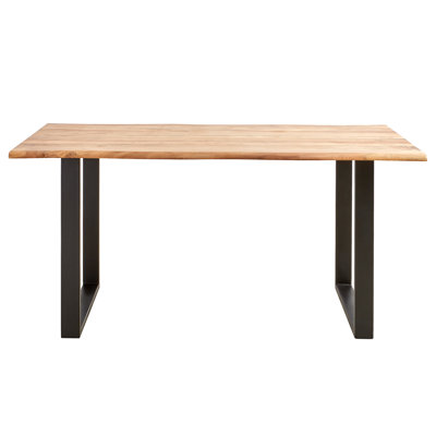 AHAR Dining Table with Solid Wood Top