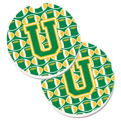Ceramic Round 2 Piece Car Coaster Set