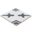 Carrelage de sol et de mur en porcelaine mate carrée 9 po x 9 po Plumeria (10,65 pieds carrés / caisse)