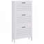 Armoire de rangement pour hall d'entrée avec 3 tiroirs rabattables