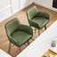 Tabouret de comptoir pivotant en cuir Ashwood-469968456
