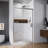Shower Door, Aluminum Sliding Glass Shower Door With Durable Stainless Steel Hardware-124899086