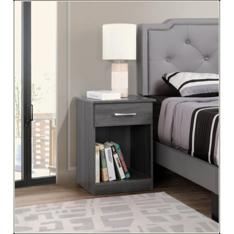 Lindsey Nightstand , Gray