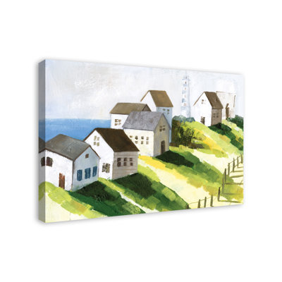 " Coastal Town " Painting Print