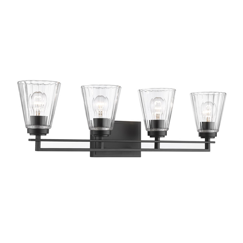 Avander 4 - Light Dimmable Vanity Light, Matte Black