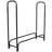  Beid Outdoor Steel Firewood Log Rack with Protective PVC Cover - 4' - 850-lb Capacity-845048333