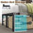 14 Inch Platform Bed Frame With Led Lights Charging Station Black Metal Mattress Foundation No Box Spring Needed Large Storage Space Anti-Noise-629907521