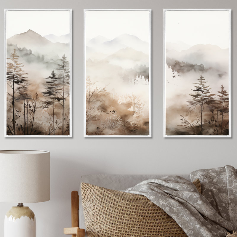 Ensemble de salon Nature S Harmony Serenity, H 40 po x l 60 po x P 1 po, Cadre flottant blanc