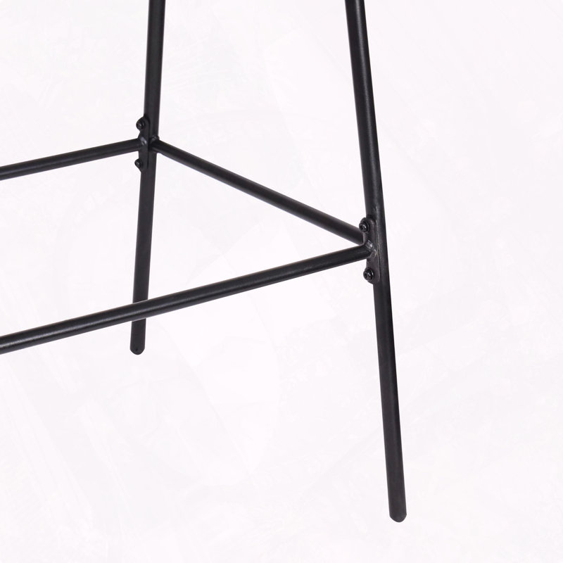 Tabouret de bar d'extérieur en osier, Marron clair