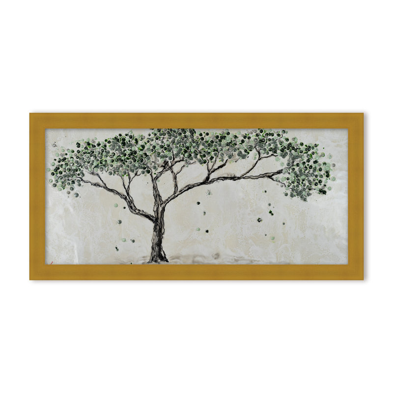 Nature Inspired "Spring's Guardian" Canvas Wall Art By , 8" H x 16" W, Framed Canvas, Brown