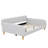 Daybed Enveloped In Fabric Upholstery-358264491-358264490