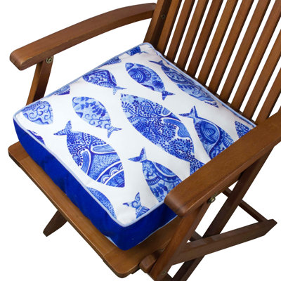 Doga Cotton Blend Floor Square Indoor/Outdoor Pillow Cover & Insert