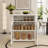 Kitchen Island with Extendable & Rotating Table