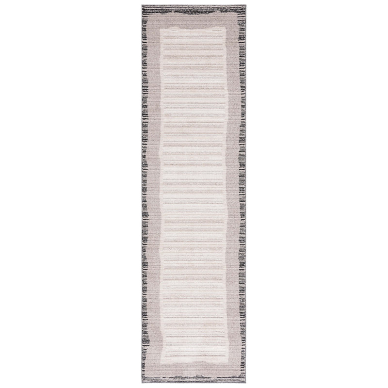 Drus 100 Performance Striped Rug, Runner 2'2" x 8'