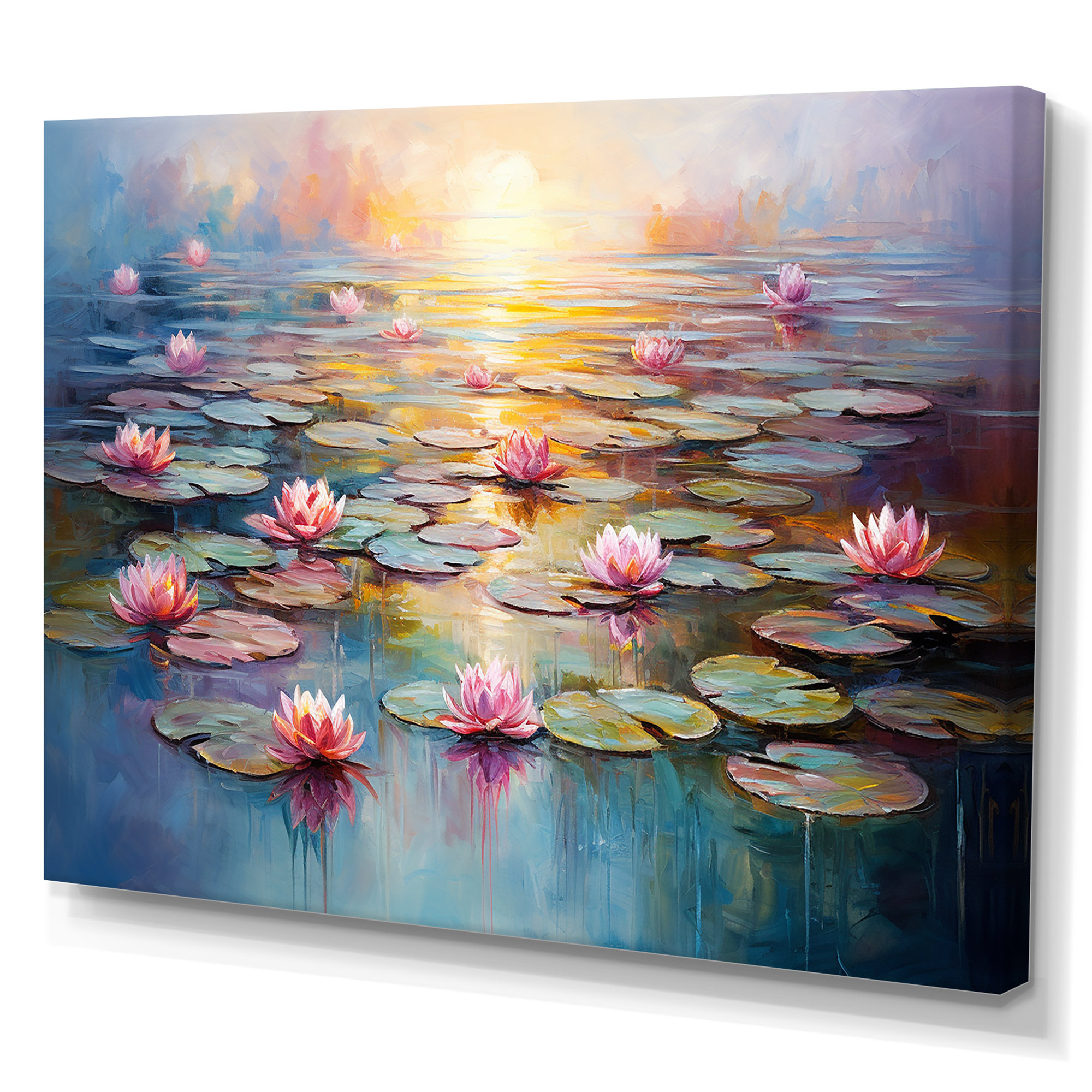 Winston Porter Monets Water Lily Pond Reflections 1 - Lake Wall Art ...