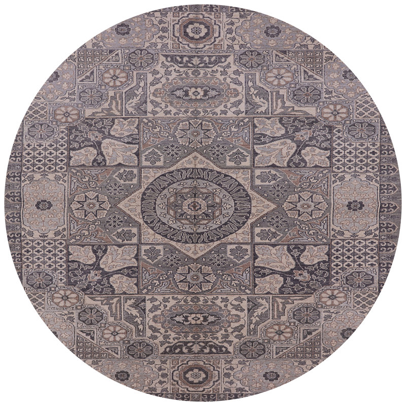 Oriental Indoor Rug, Round 4'