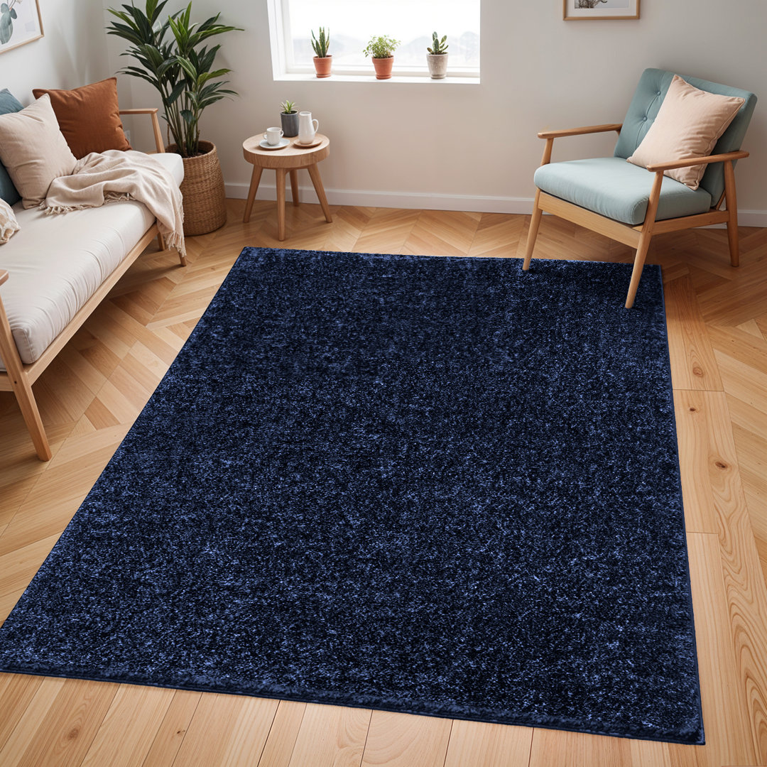 Teppich Lissianna in Marineblau