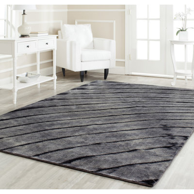 Expression Hand Knotted Wool Geometric Rug