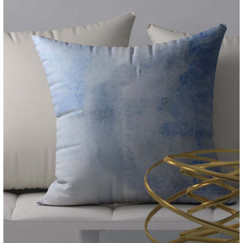 Abstract Throw Pillow, 24" H x 24" W