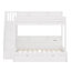 Lit superposé avec escalier de rangement, lit gigogne, tablettes de rangement, DEL et USB-100681735