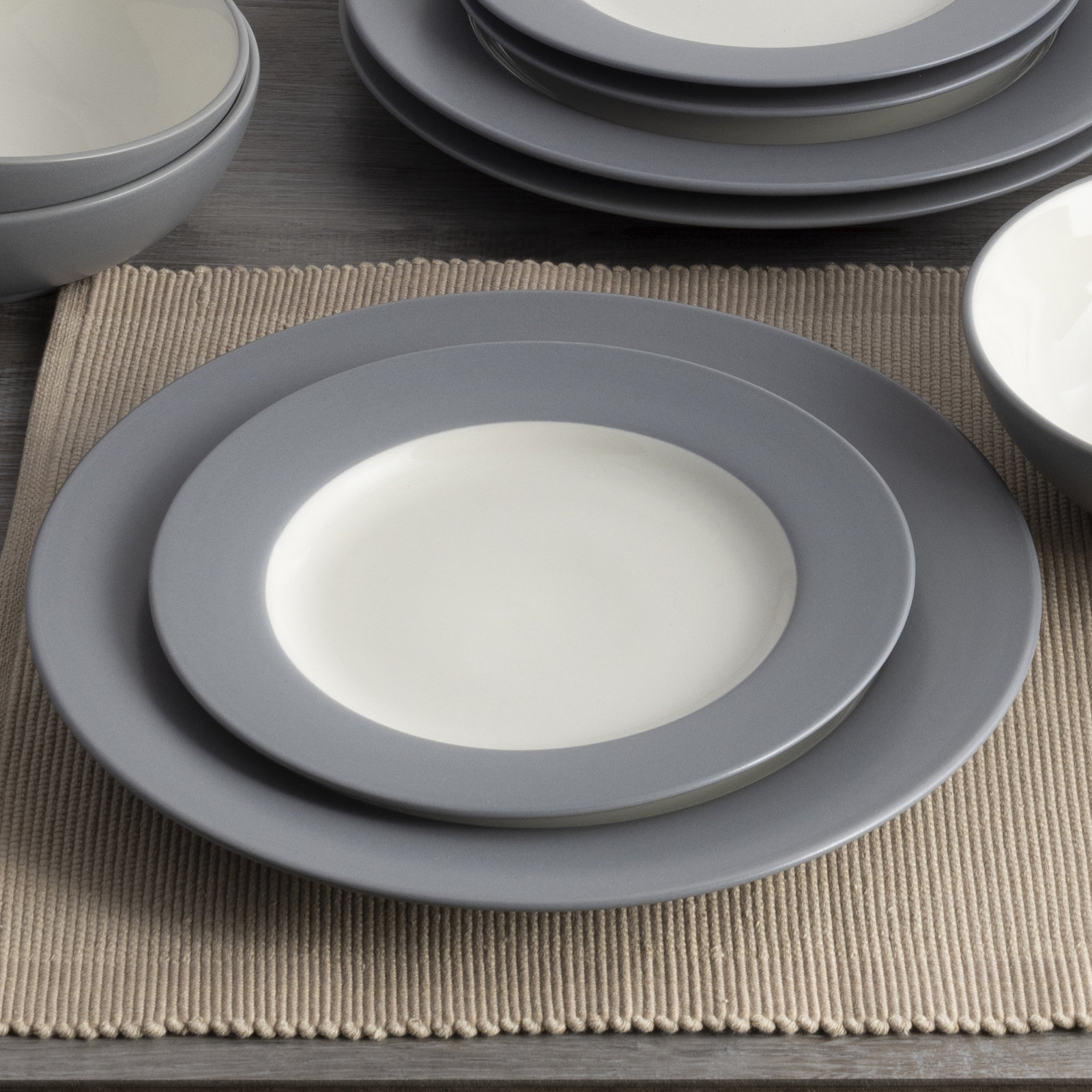 Colorwave 11" Dinner Plate, Slate