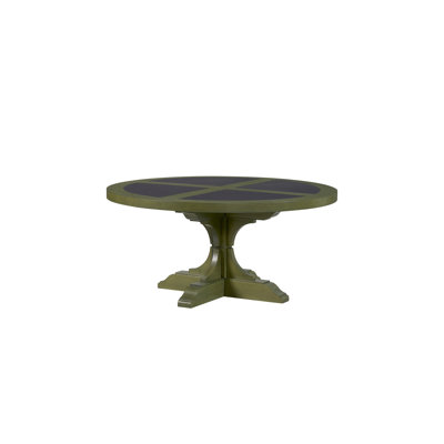 Round Hickory Cocktail Table