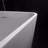 67 Inch Freestanding Solid Surface Soaking Bathtub