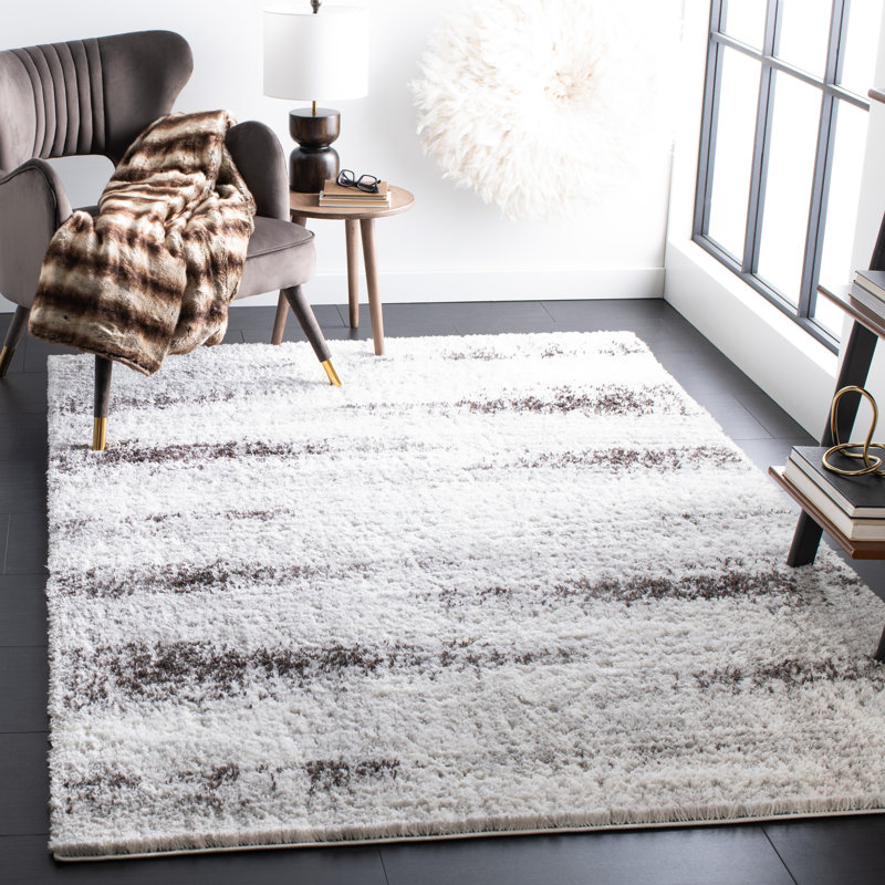 Berber Shag Performance Rug, Rectangle 4'5" x 6'5"