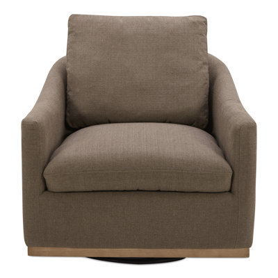 Coriyah Upholstered Swivel Armchair