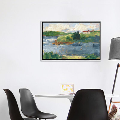" Lakeside Cottages IV " by Ethan Harper