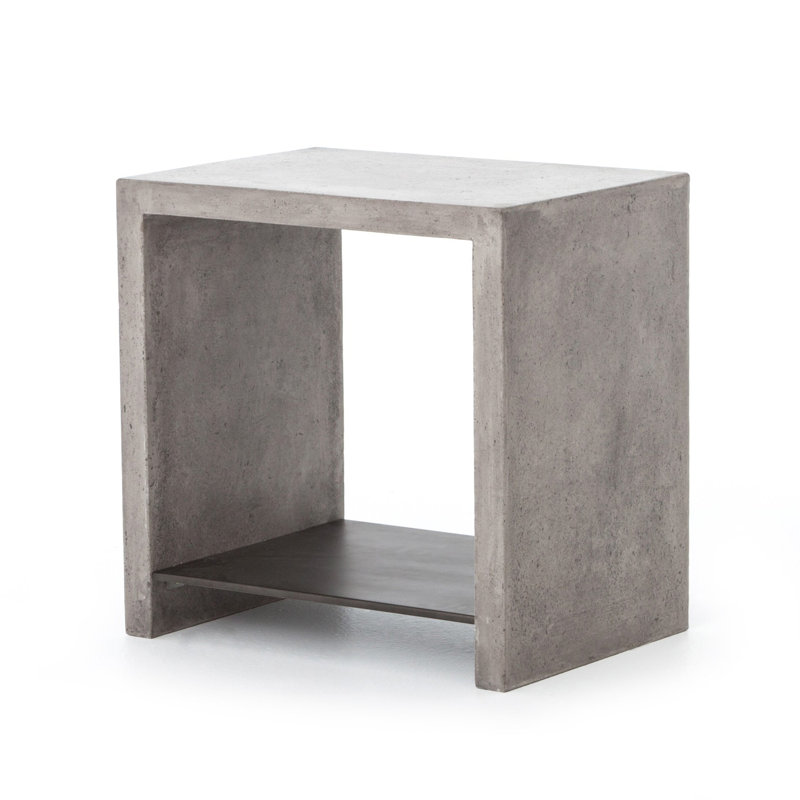 Hugo End Table, Dark Gray