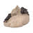 12-inch White and Brown Sleeping Kitty With Birds - Polyresin and Metal Garden Statuary for Decor