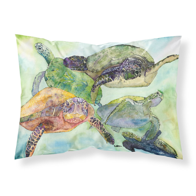 Taie d'oreiller tortue