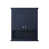 Bleu foncé / chrome poli
