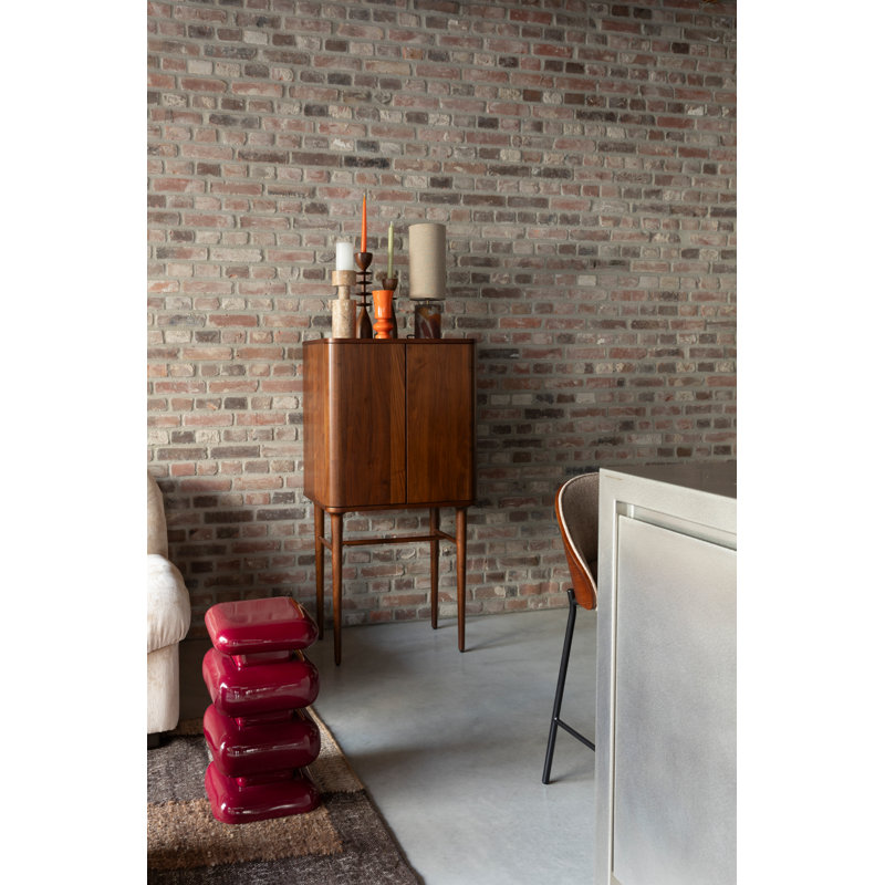 Stubby Accent Stool, Yellow