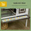 Maison pour animaux spacieuse, clapier en bois