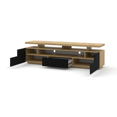 Karthic Unfinished TV Stand for TVs up to 75"