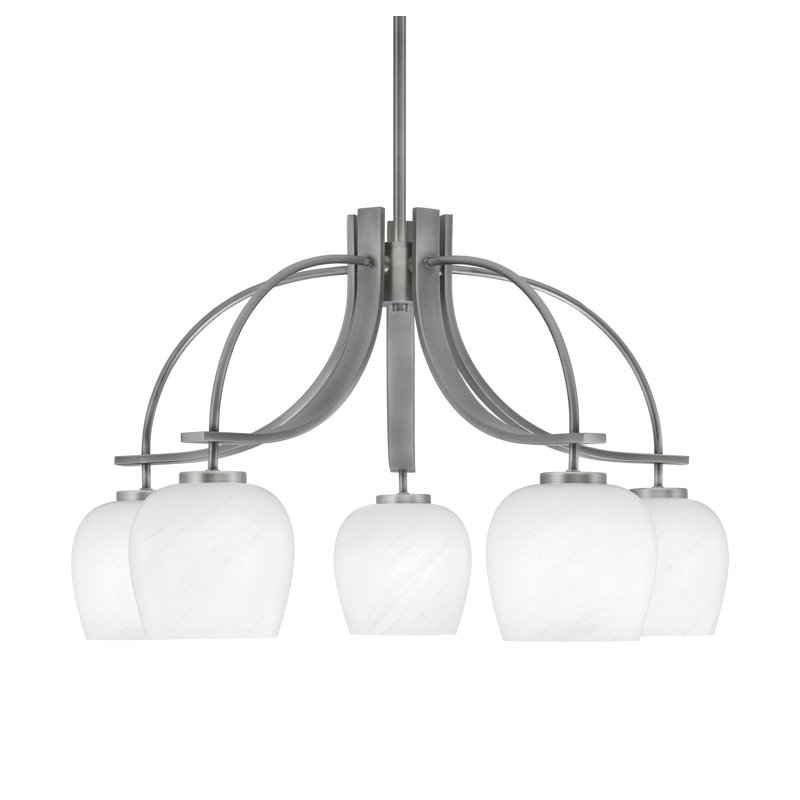 Lustre Cavella, Graphite, H 16,5 po x l 27,25 po x P 27,25 po, 5