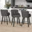 26''H Upholstered 360°Swivel Counter Height Bar Stools, Wood Legs Kitchen Island Chairs-2106507576-2106701522
