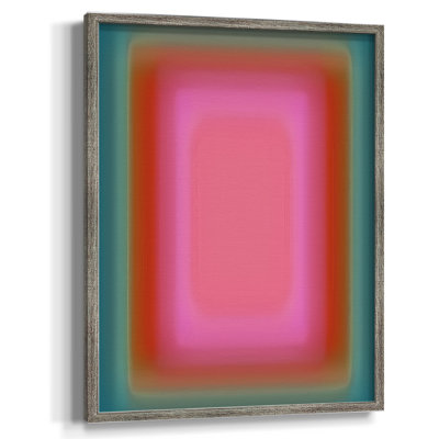 Vibrant Aura I Framed Print - Solid Wood