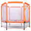 Trampoline avec filet de sécurité et balles-126757078