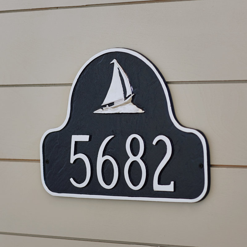 Plaque d'adresse sur 1 ligne Mulkeytown Asherton, Oui