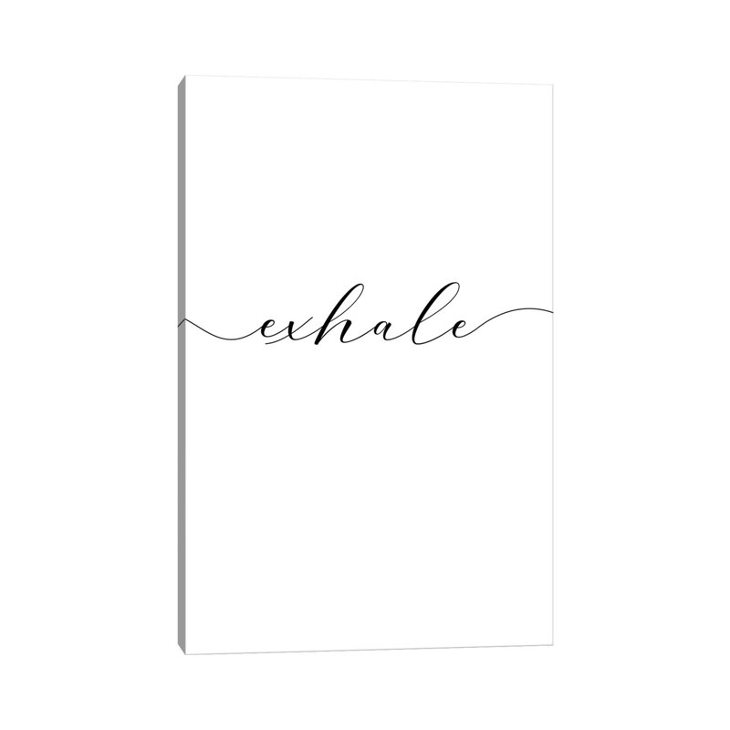 Exhale - Wrapped Canvas Print, 66.04 cm H x 45.72 cm W x 1.91 cm D