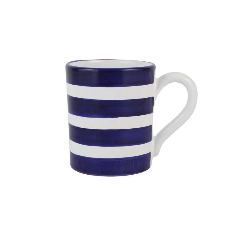 Grande tasse à café en terre cuite AmalFitana, Cobalt