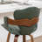 Mid-Century Modern Bar Stool, 360-Swivel Seat With PU Upholstery And Metal Foot Ring-351365299-351365297