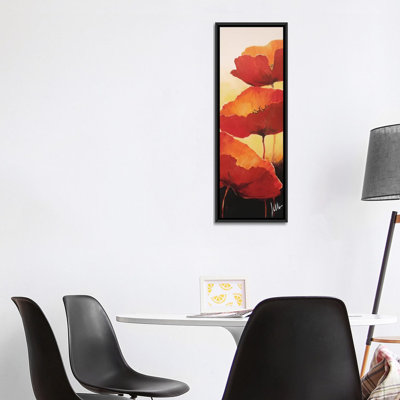 «Three Red Poppies II», impression sur toile