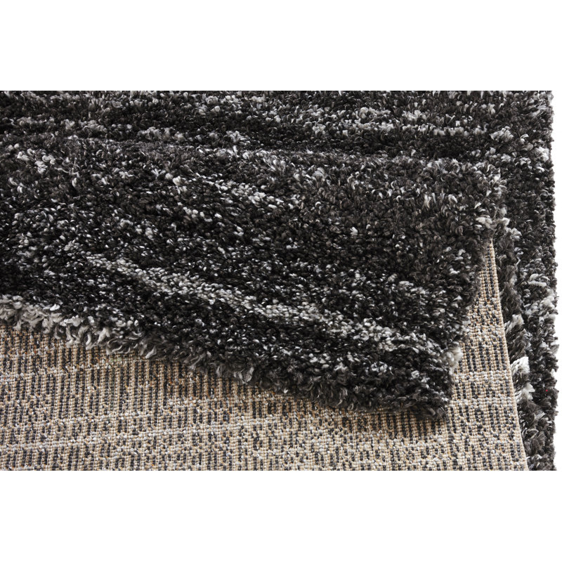 Nomadic Dark Grey Rug, Rectangle 80 x 150cm