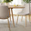  Ensemble de table de salle à manger 8 personnes Atkins avec table extensible et 8 chaises rembourrées en tissu-185443623