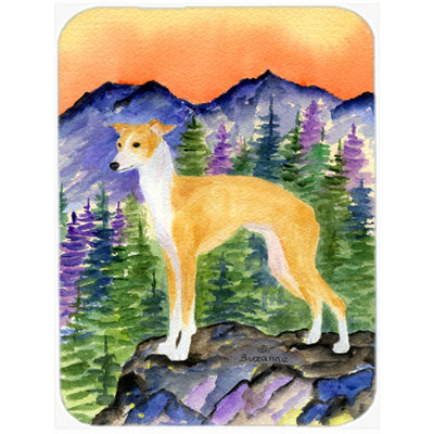 Caroline's Treasures Italian Greyhound Glass Cutting Board